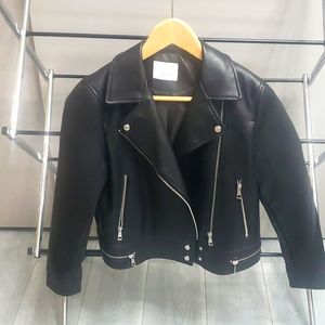 ZARA KIDS FAUX LEATHER JACKET SIZE 11-12